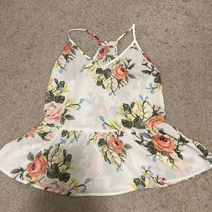 Flowery Tank Top